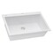 Ruvati 33"x22" Dual-Mnt Granite Composite Sgl Bowl Kitchen Sink, Wht RVG1080WH - alternate 2